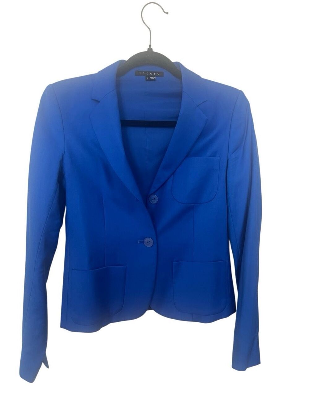 Theory virgin wool blend blazer classic old money preppy